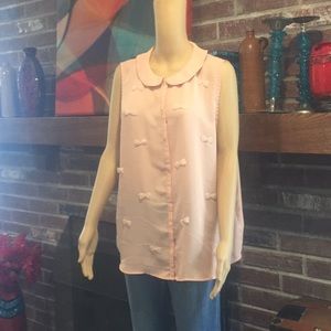 Sexy sheer Lauren Conrad summer top.